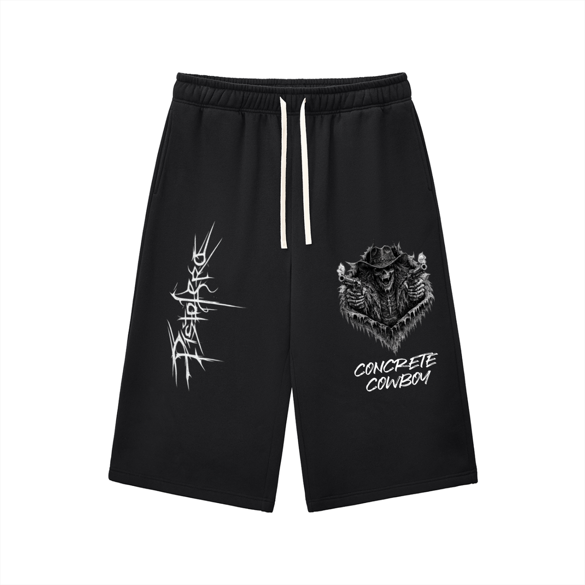 Pistolero Drawstring Three-quarter Sweatpants Shorts