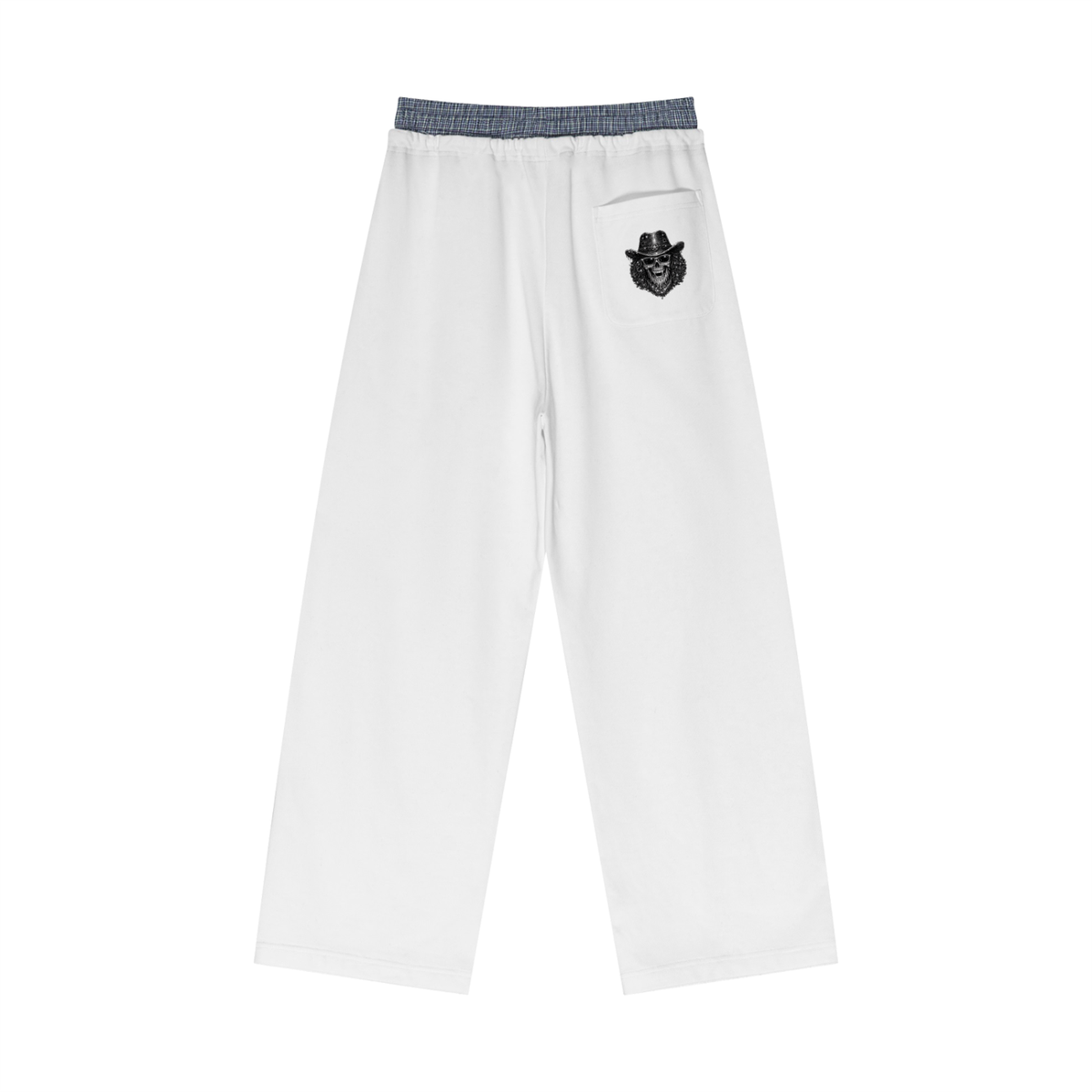 Pistolero Plaid Contrast Waist Pants